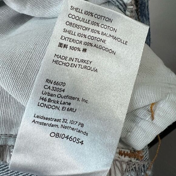 Urban Outfitters BDG Wilco Destroyed High-Waisted Cropped Flare Jeans sz 25 - Picture 13 of 16